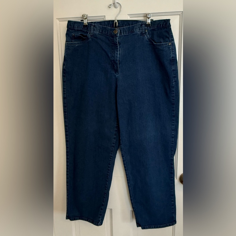 Ruby Rd. Women's Cropped Blue Jeans